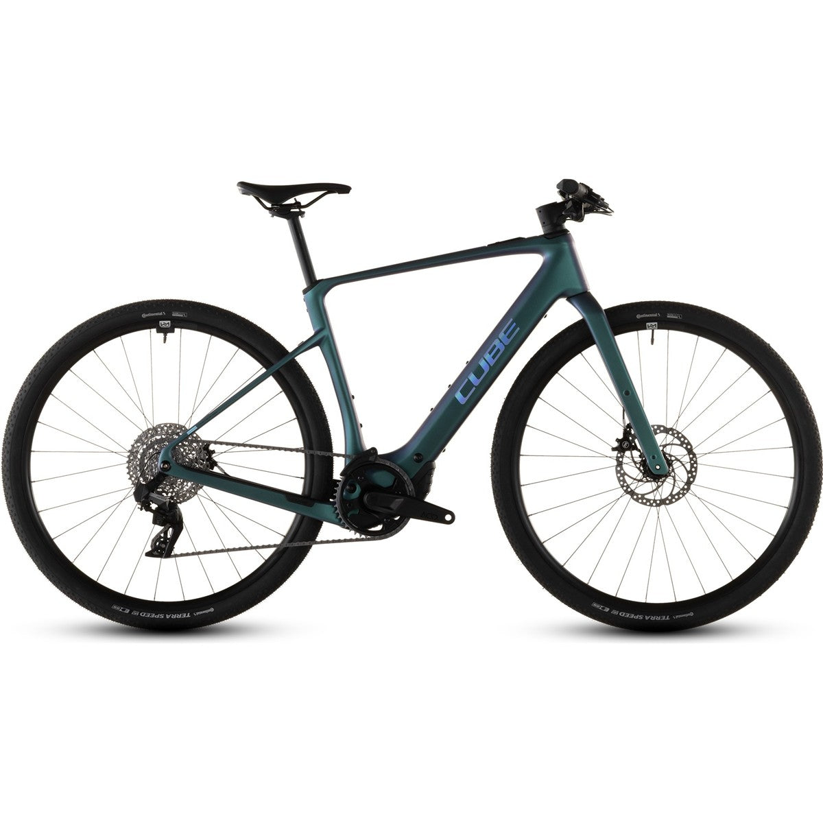 Hybridcykel el Cube Nulane Hybrid C:62 SLX 400X Polarlight/Prism