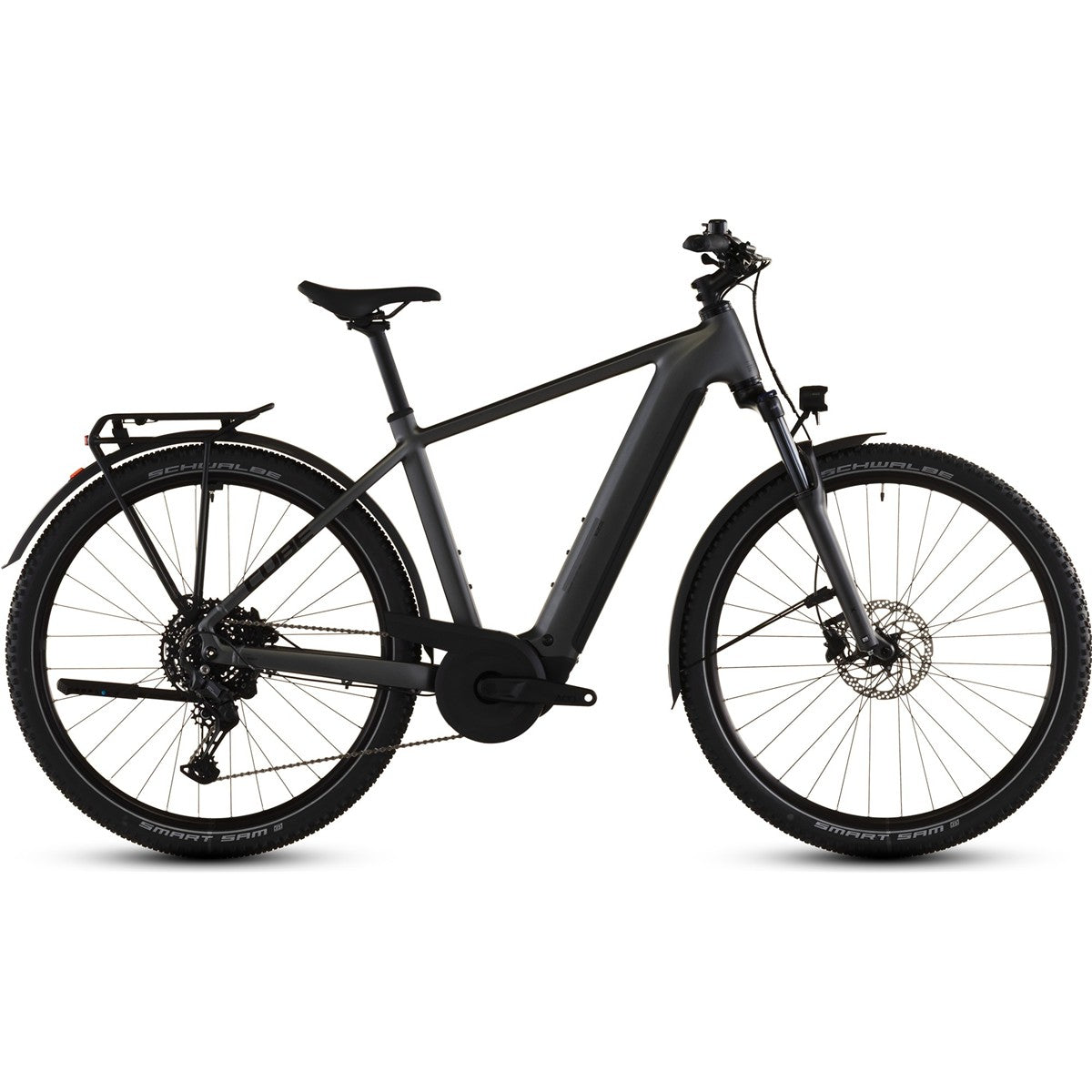 Hybridcykel el Cube Nuride Hybrid Performance 600 Slabgrey/Black