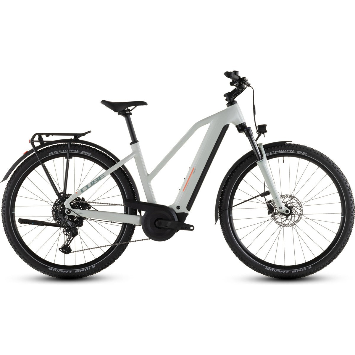 Hybridcykel el Cube Nuride Hybrid Performance 600 Mid Desertstone/Grey