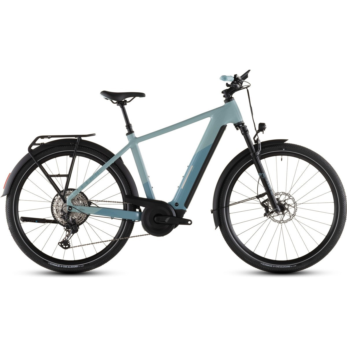Hybridcykel el Cube Nuride Hybrid SLX 800 Skylight/Arubablue