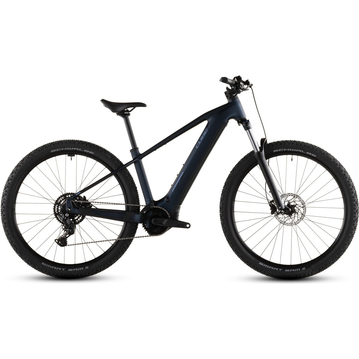 El MTB Cube Reaction Hybrid Performance 600 Indigoblue/Reflex