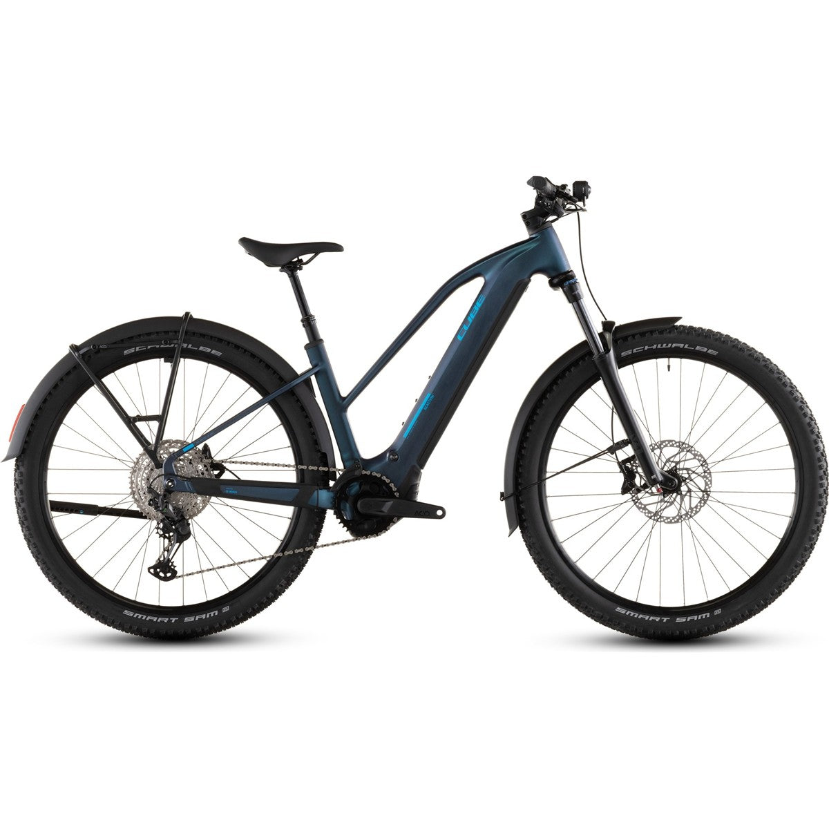 El MTB Cube Reaction Hybrid Pro 800 FE Mid Nebular/Dazzle