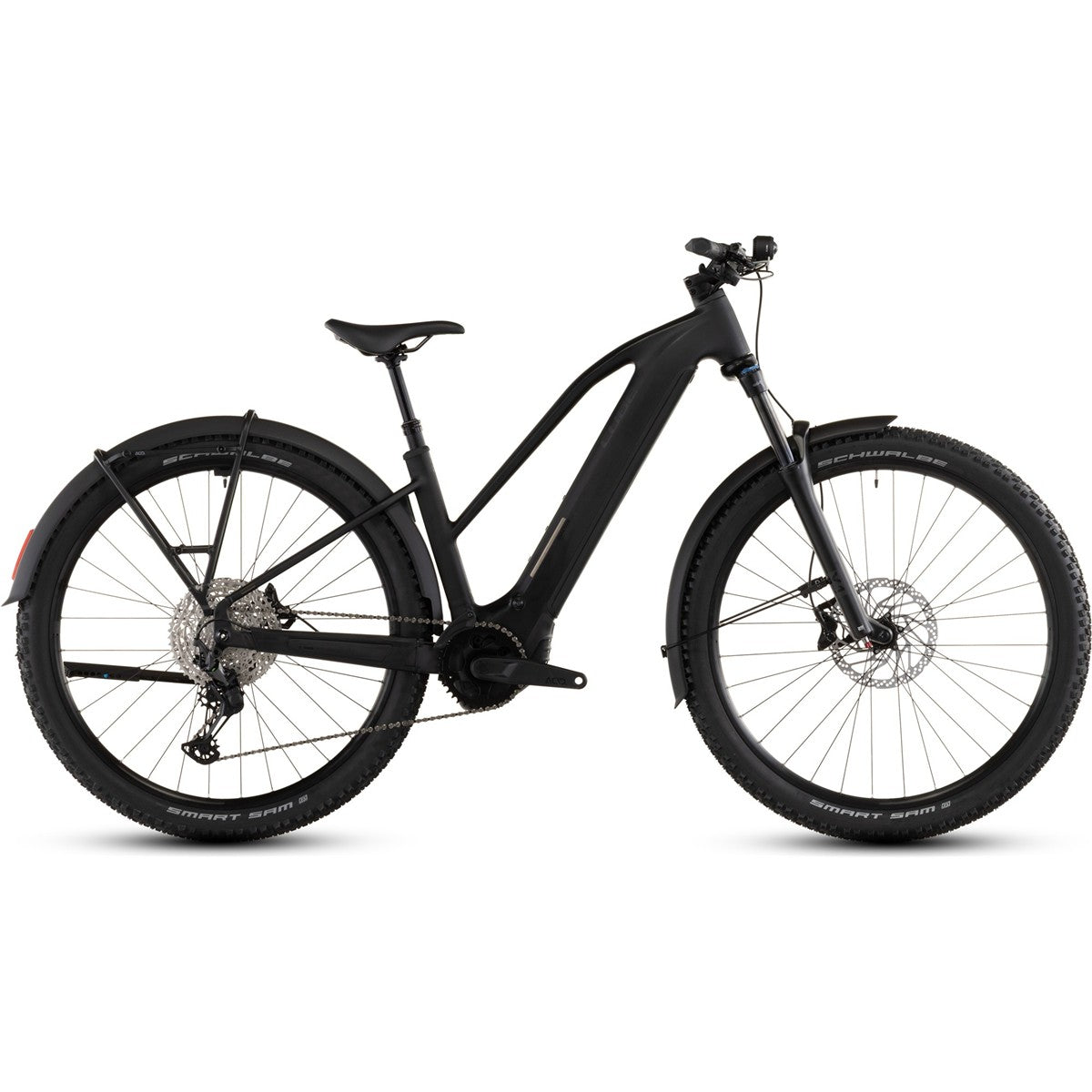 El MTB Cube Reaction Hybrid Pro 800 FE Mid Blackline