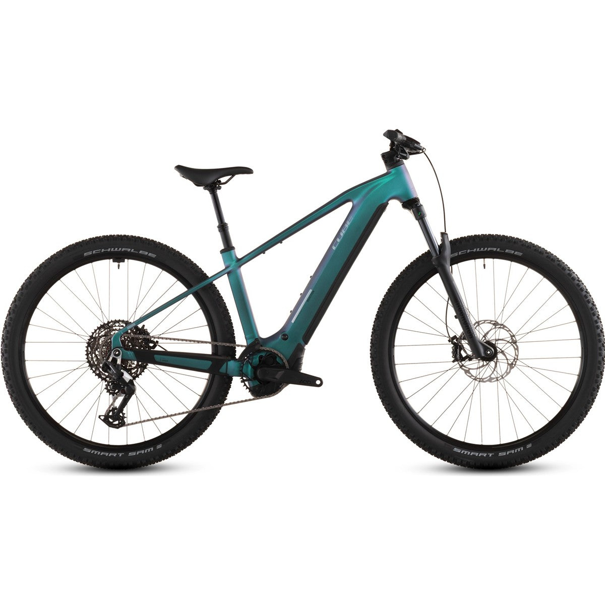 El MTB Cube Reaction Hybrid Race 800 Polarlight/Prism