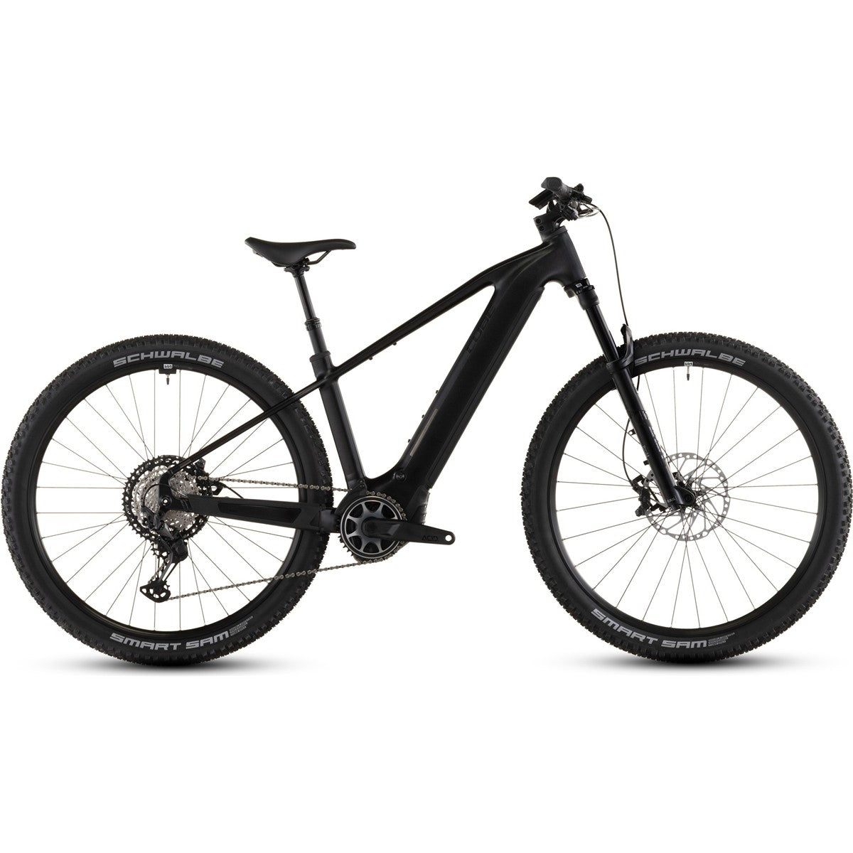 El MTB Cube Reaction Hybrid SLX 800 Silverdust/Chrome