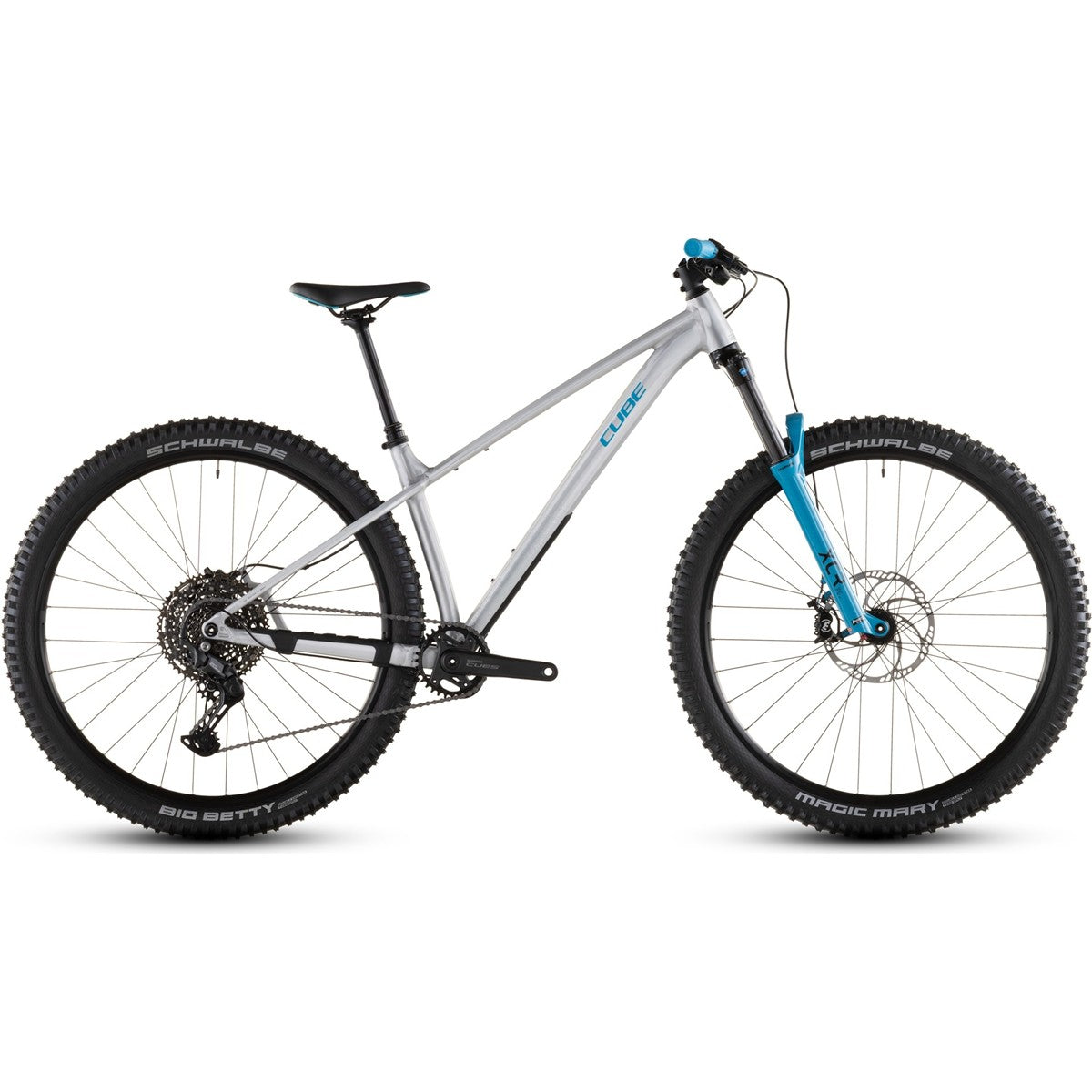 Hardtail MTB Cube Reaction TM ONE Rawmetal/Blue