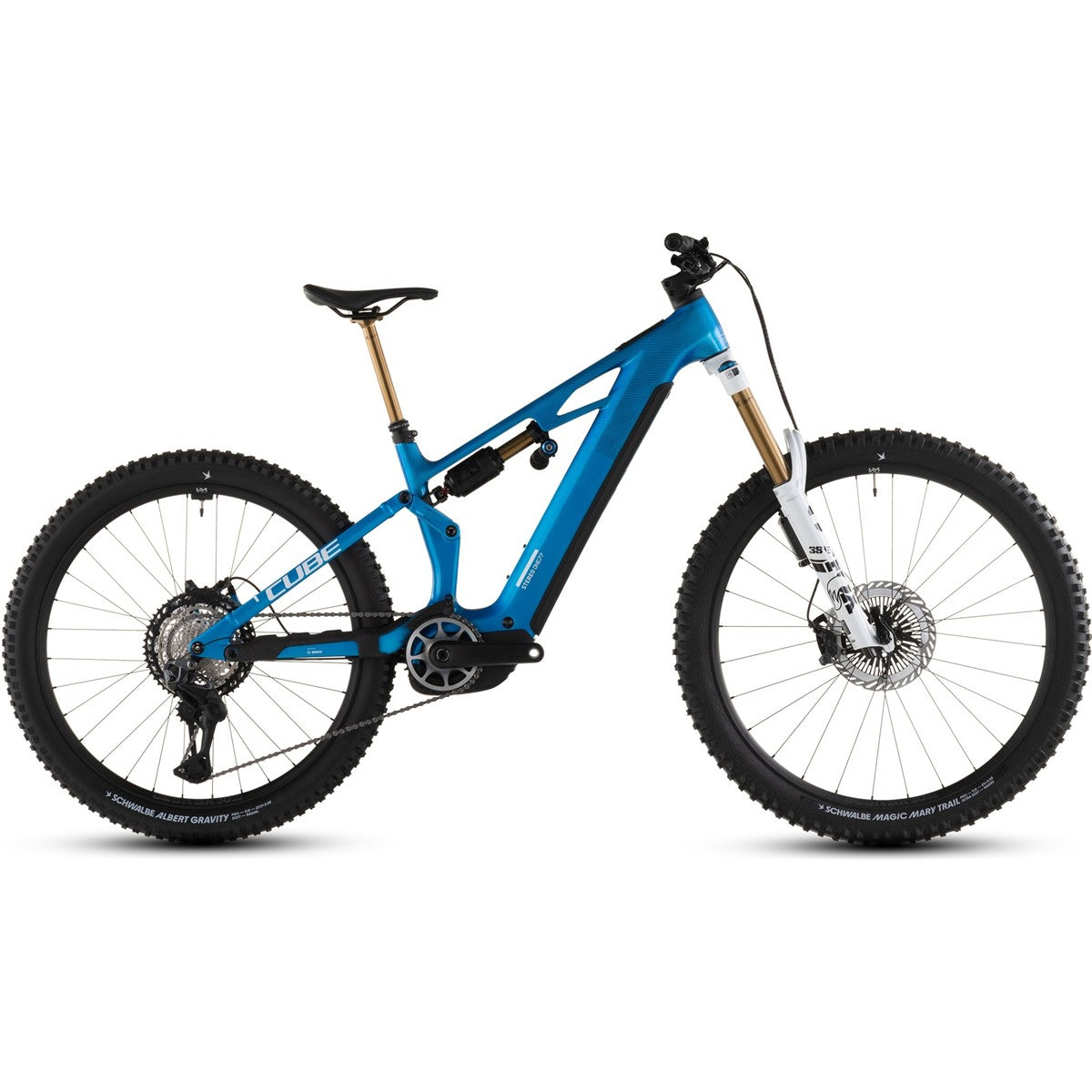 El MTB Cube Stereo Hybrid ONE77 HPC AT 800 Actionteam