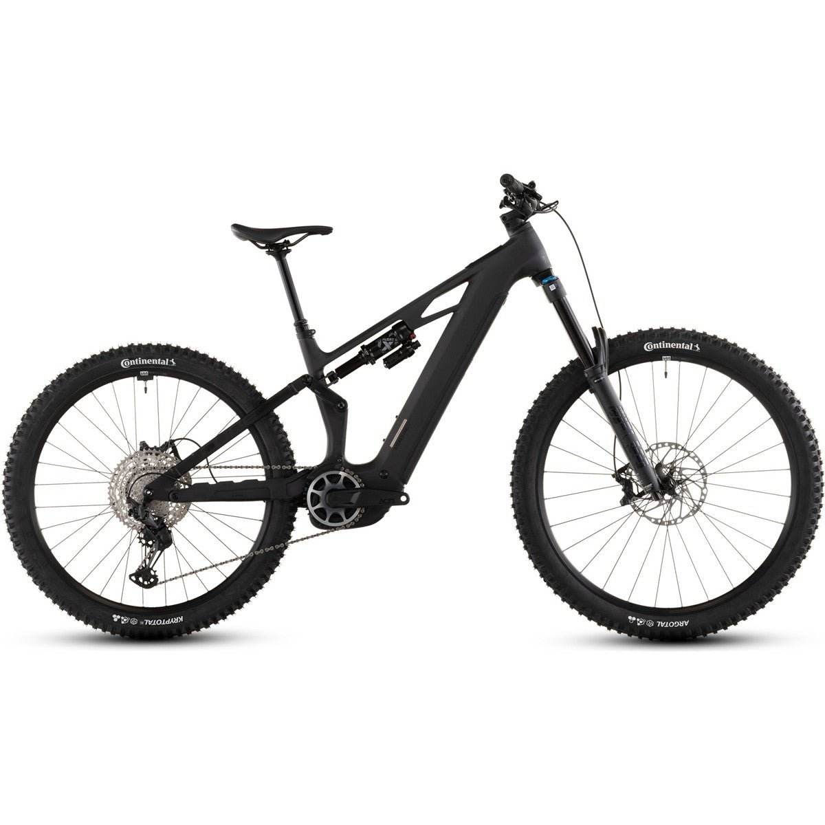 El MTB Cube Stereo Hybrid ONE77 HPC SLX 800 Blackline
