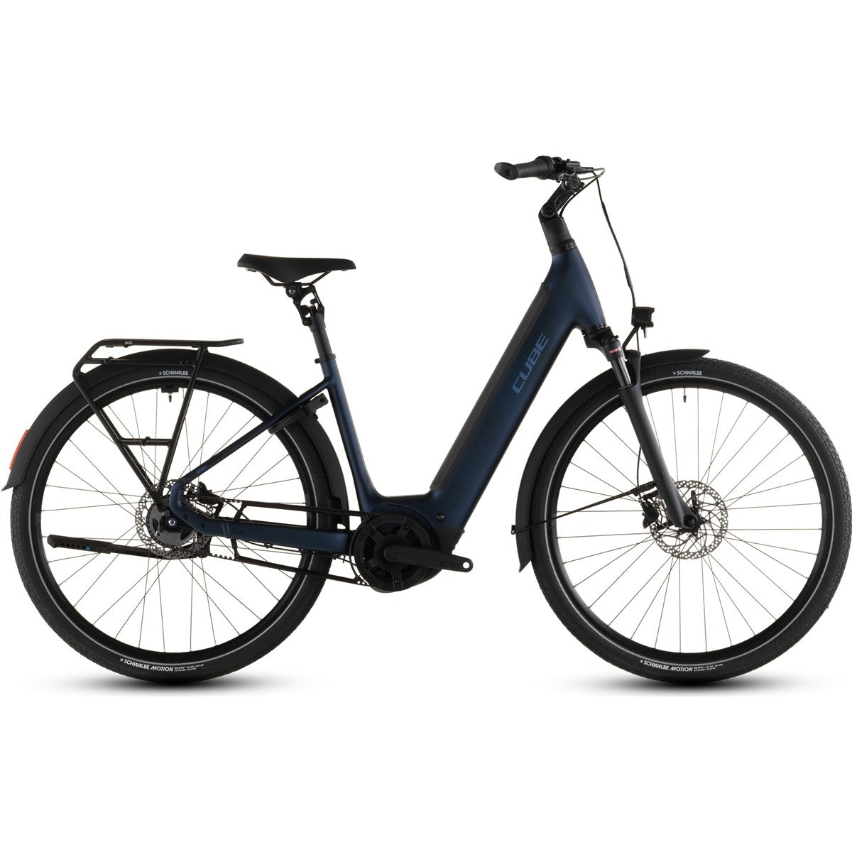 Hybridcykel el Cube Supreme Hybrid Deluxe ONE 600 Low Indigoblue/Switch