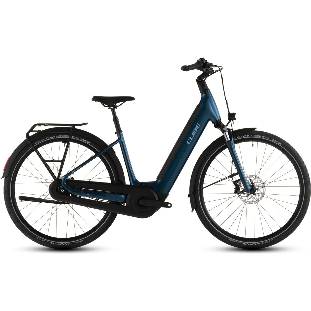 Hybridcykel el Cube Supreme RT Hybrid Comfort EX 600 Low Nautica/Prism