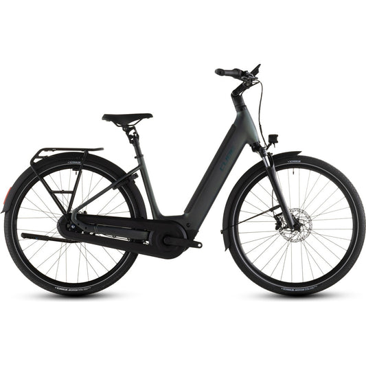 Hybridcykel el Cube Supreme RT Hybrid Comfort EXC 600 Low Sagebrushgreen/Prism