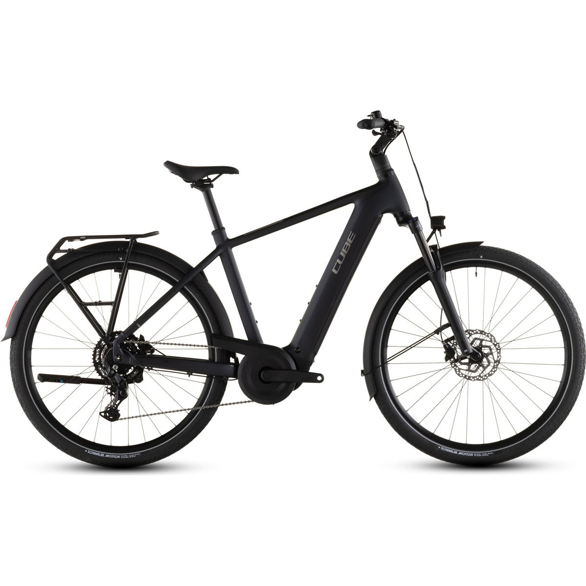 Hybridcykel el Cube Touring Hybrid ONE 600 Coal/Chrome