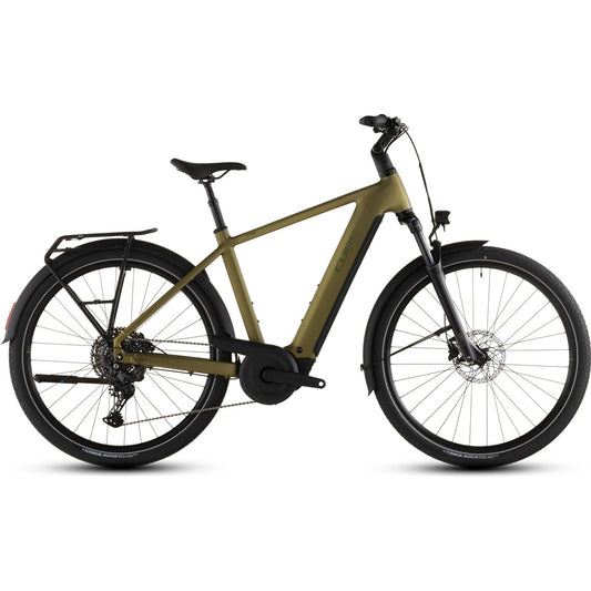 Hybridcykel el Cube Touring Hybrid Pro 800 Goldenlime/Black