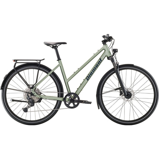 Hybridcykel Diamant Mahon Trip Plus Midstep Heugrün