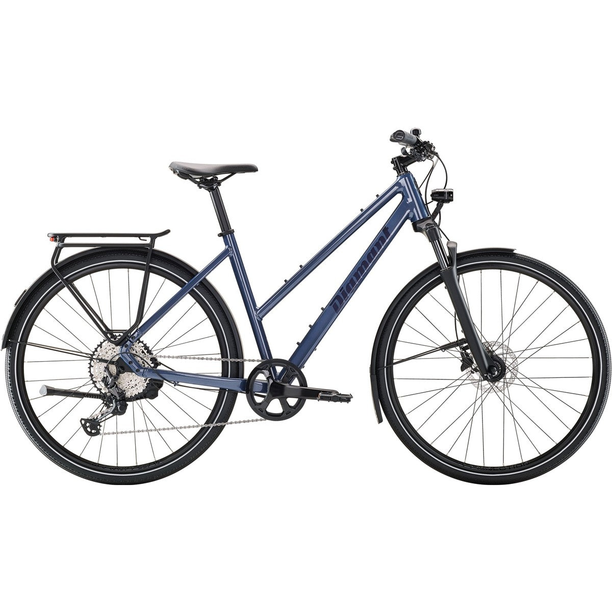 Hybridcykel Diamant Mahon Trip Pro Midstep Vergissmeinnichtblau