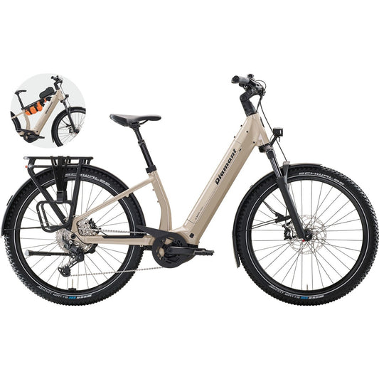 Elcykel Diamant Suvea Trip Plus 600Wh Lehmbeige