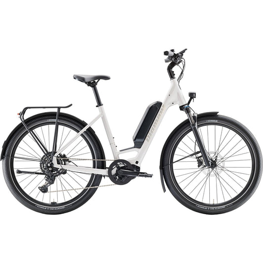 Elcykel Diamant Zing Trip Core Lowstep 545Wh Baumwollweiss Metallic