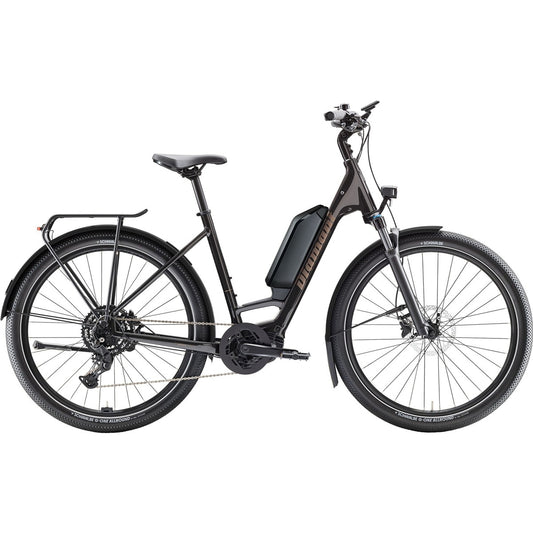Elcykel Diamant Zing Trip Core Lowstep 800Wh Samtschwarz Metallic