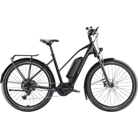 Elcykel Diamant Zing Trip Core Midstep 800Wh Samtschwarz Metallic
