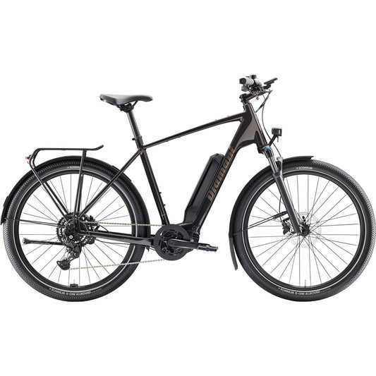 Elcykel Diamant Zing Trip Core Stepover 400Wh Samtschwarz Metallic
