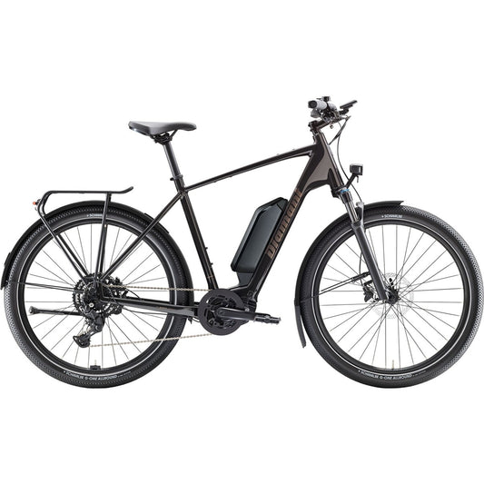 Elcykel Diamant Zing Trip Core Stepover 800Wh Samtschwarz Metallic