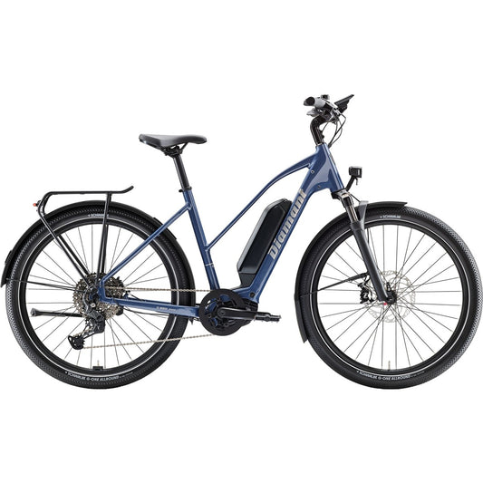 Elcykel Diamant Zing Trip Plus Midstep 545Wh Vergissmeinnichtblau Metallic