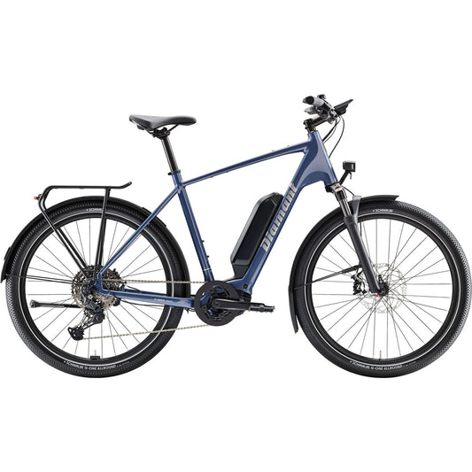 Elcykel Diamant Zing Trip Plus Stepover 545Wh Vergissmeinnichtblau Metallic