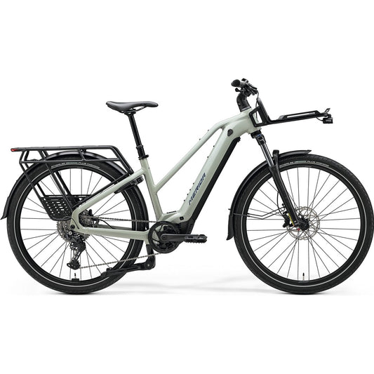Hybridcykel el Merida eFloat HD L 500 EQ Early Moss Grey/Blue