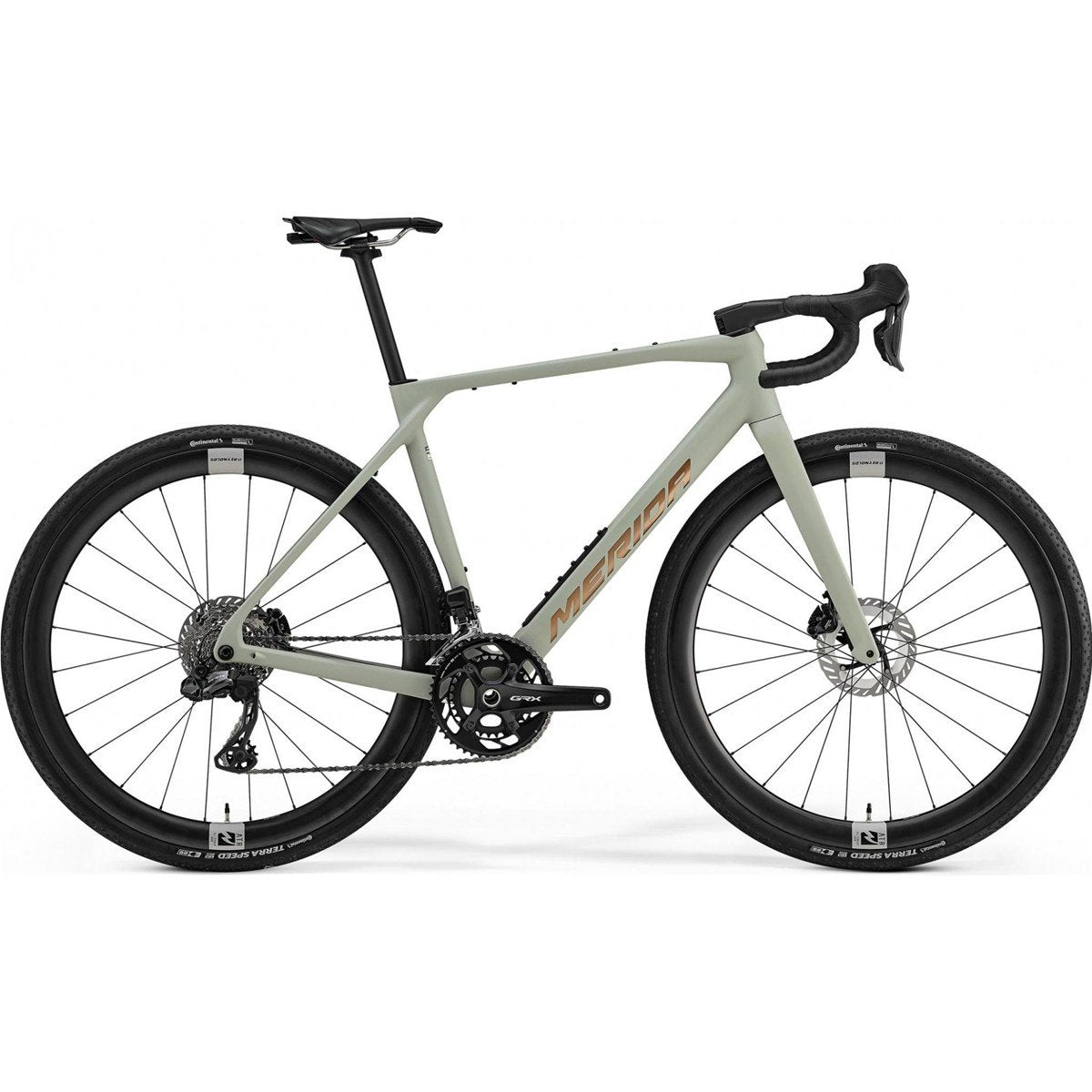 Gravel bike Merida Mission 7000 Matt Early Grey Moss/Bronze