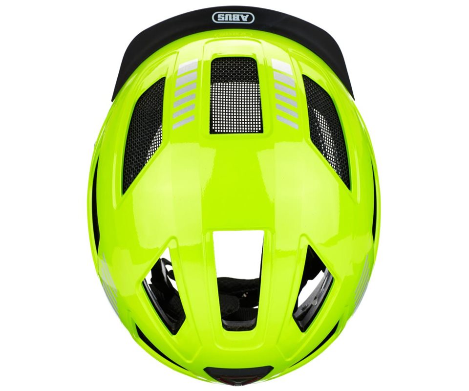 Abus Cykelhjälm Hyban 2.0 Signal Yellow