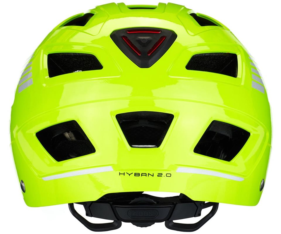 Abus Cykelhjälm Hyban 2.0 Signal Yellow