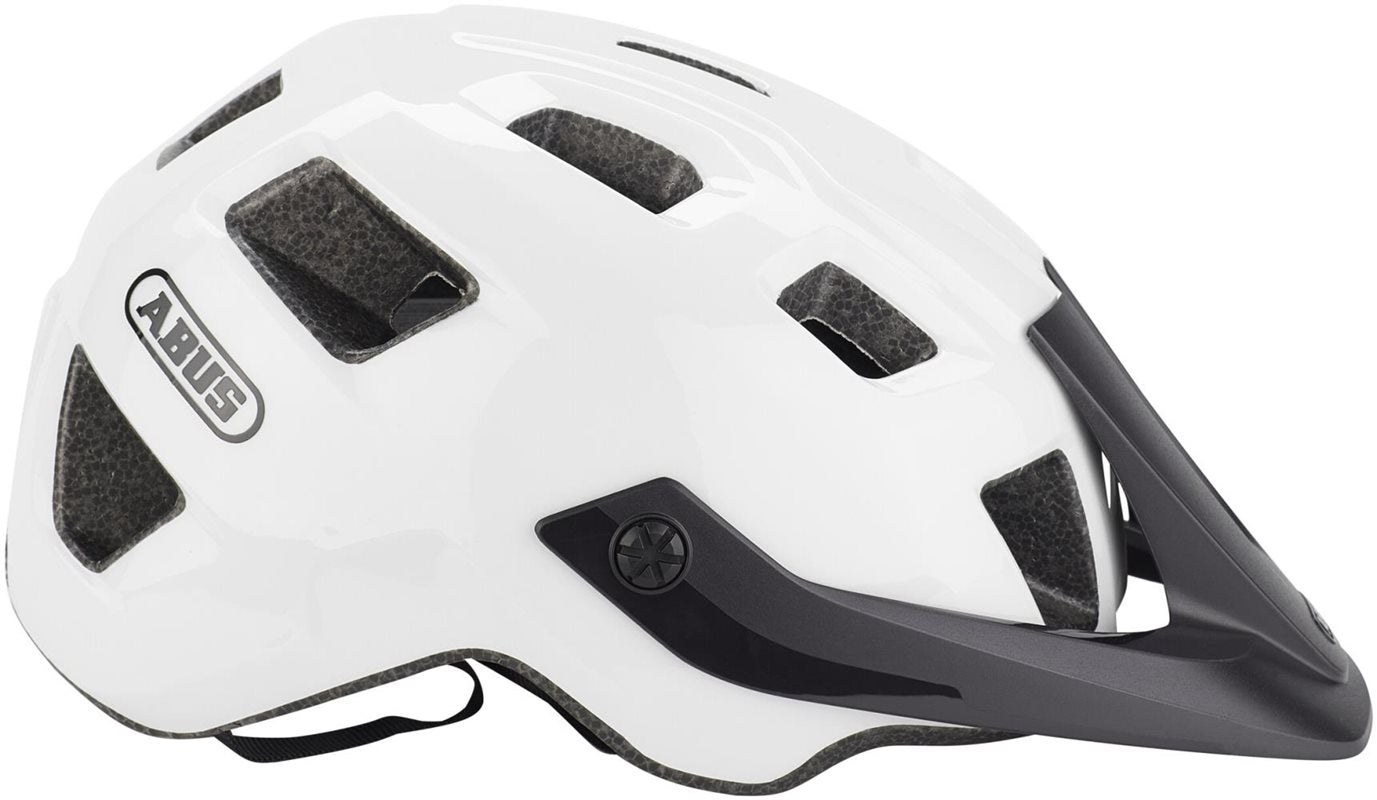 Abus Cykelhjälm Motrip Shiny White