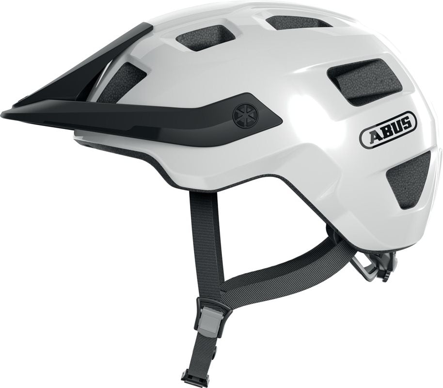 Abus Cykelhjälm Motrip Shiny White