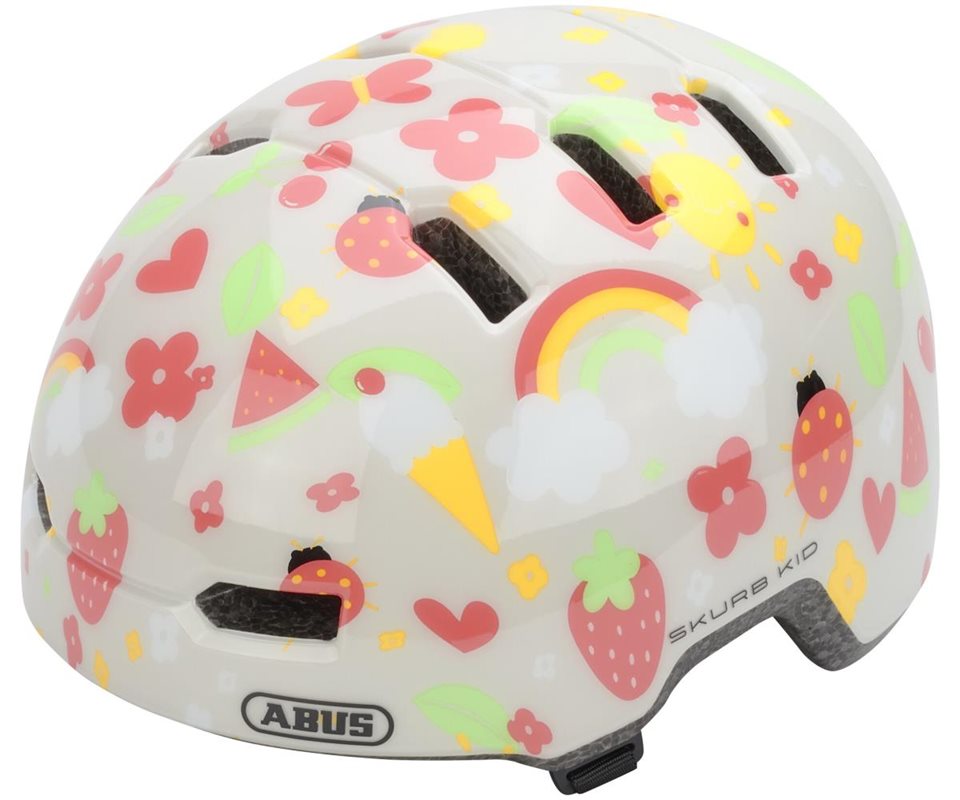 Abus Cykelhjälm Skurb Kid Cream Summer
