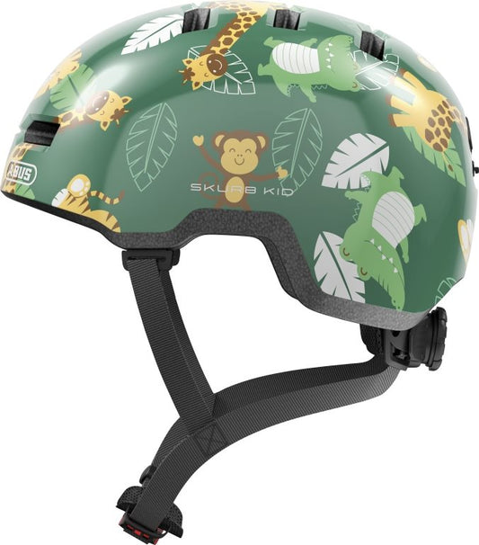 Abus Cykelhjälm Skurb Kid Green Jungle