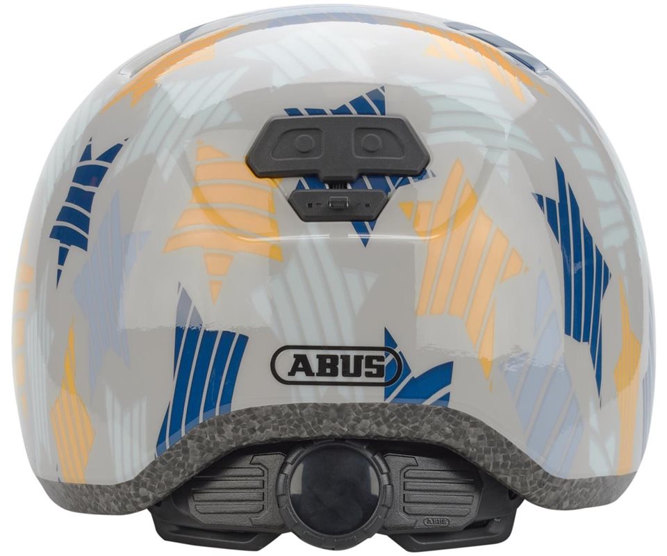 Abus Cykelhjälm Skurb Kid Grey Stars