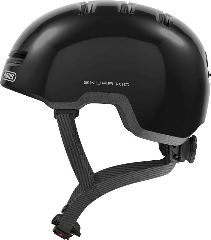 Abus Cykelhjälm Skurb Kid Shiny Black