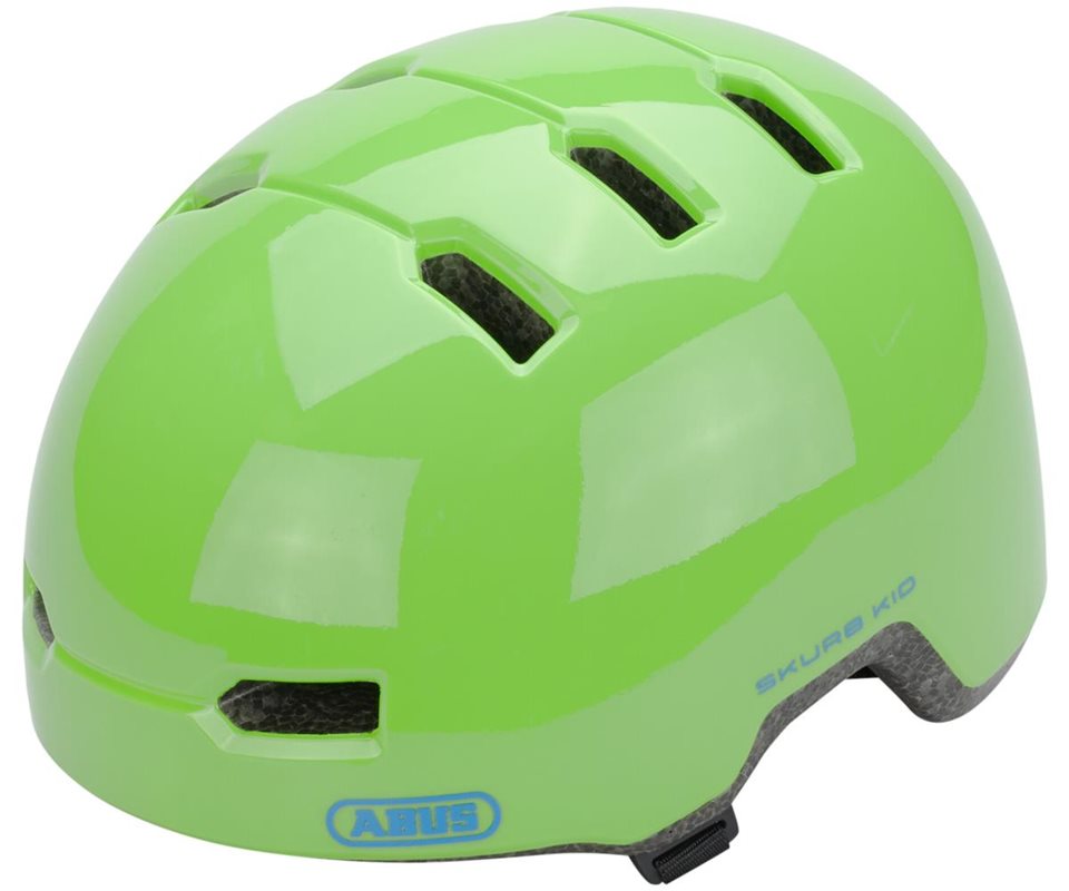 Abus Cykelhjälm Skurb Kid Shiny Green