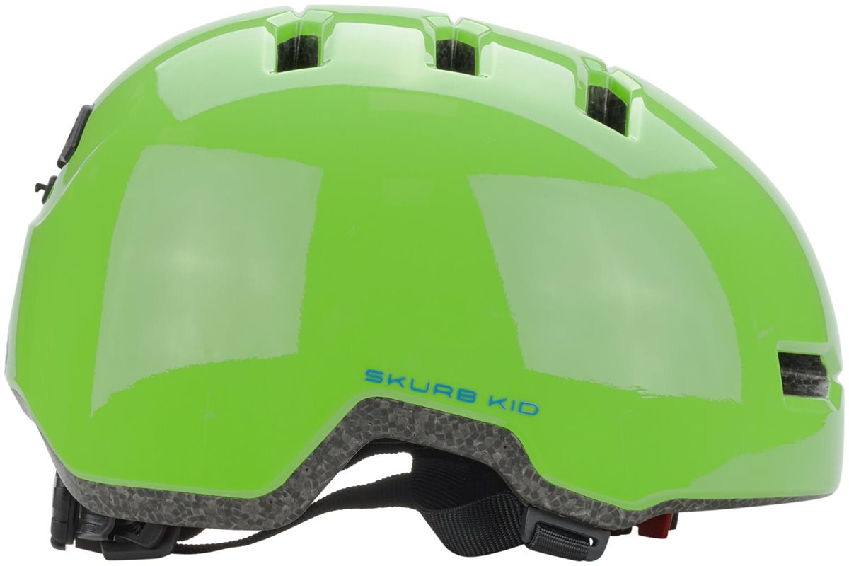 Abus Cykelhjälm Skurb Kid Shiny Green