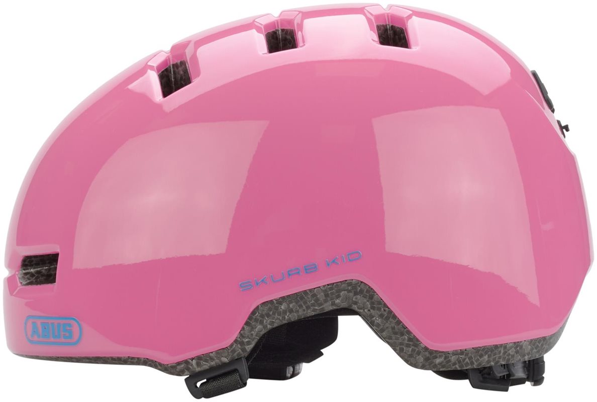 Abus Cykelhjälm Skurb Kid Shiny Pink