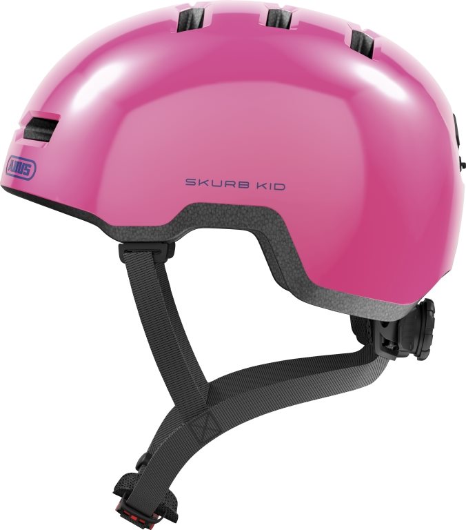 Abus Cykelhjälm Skurb Kid Shiny Pink
