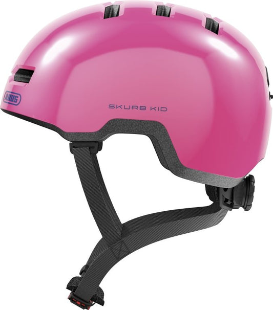 Abus Cykelhjälm Skurb Kid Shiny Pink