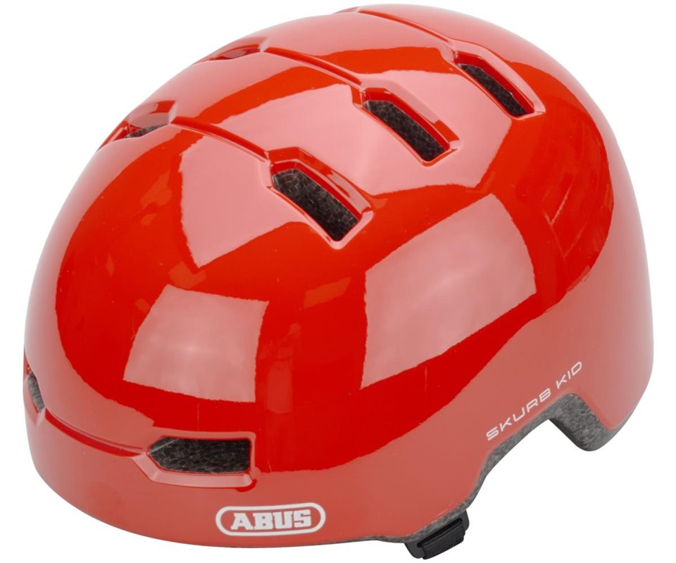 Abus Cykelhjälm Skurb Kid Shiny Red