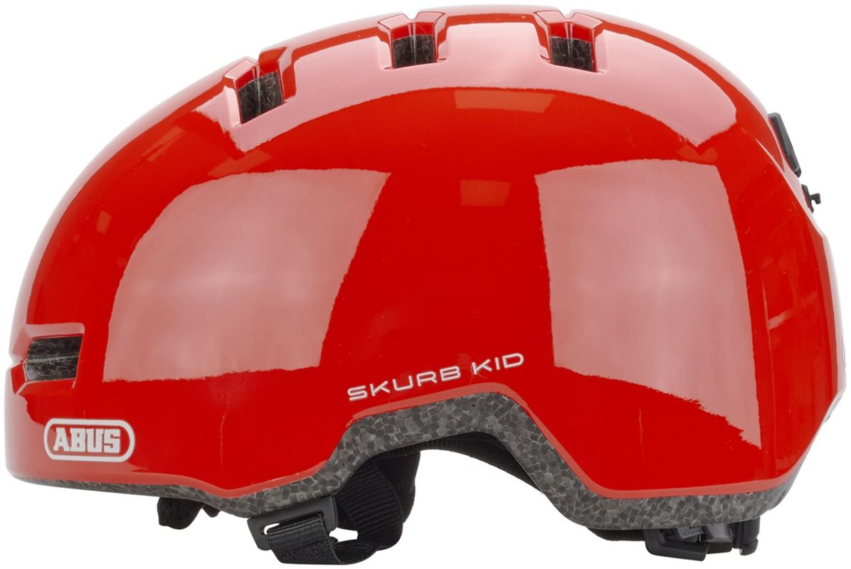 Abus Cykelhjälm Skurb Kid Shiny Red
