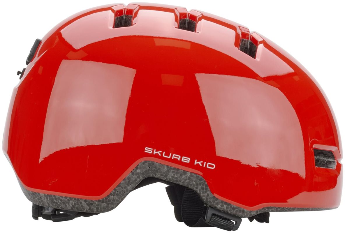 Abus Cykelhjälm Skurb Kid Shiny Red