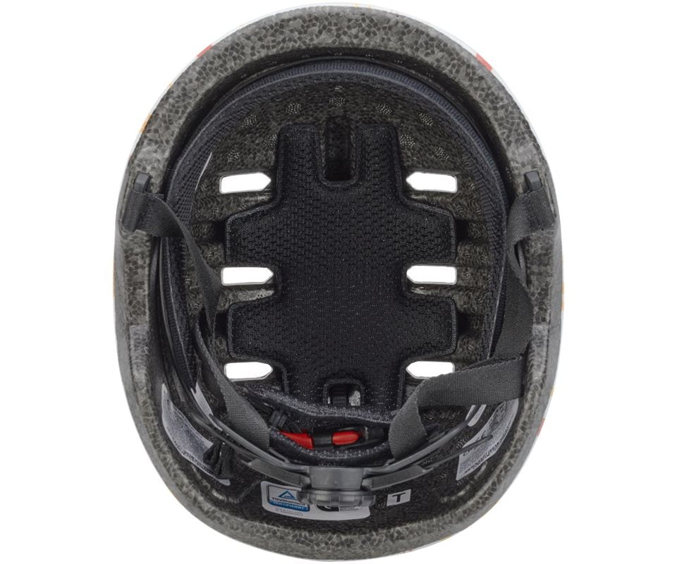 Abus Cykelhjälm Skurb Kid White Crowns