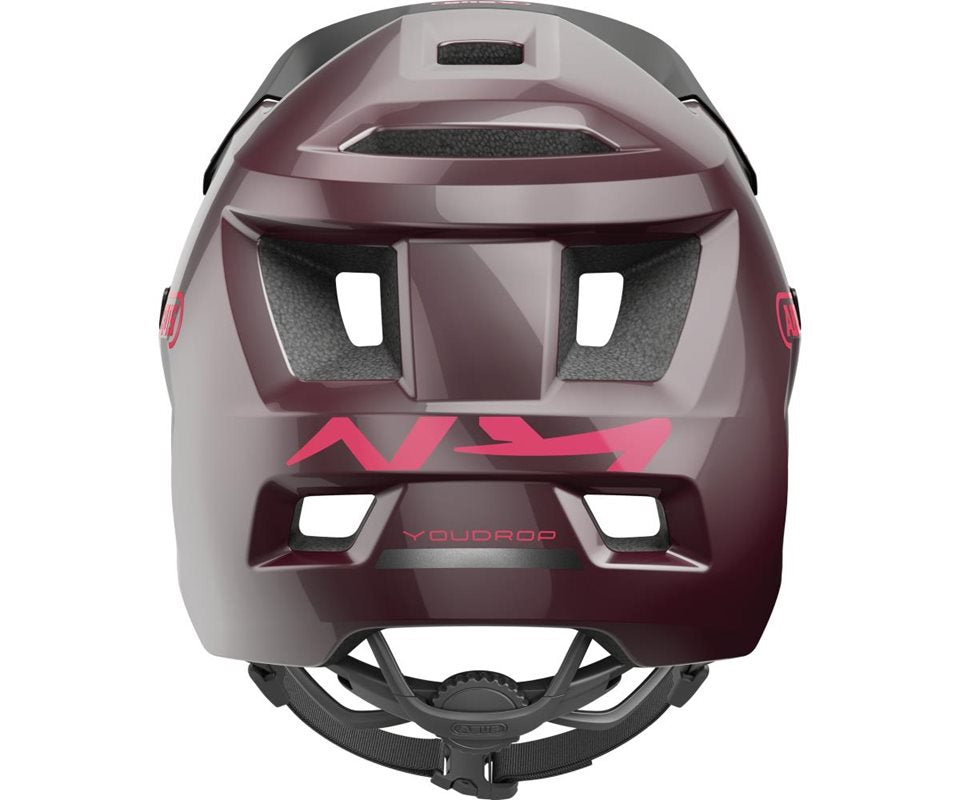 Abus Cykelhjälm Youdrop Wildberry Red
