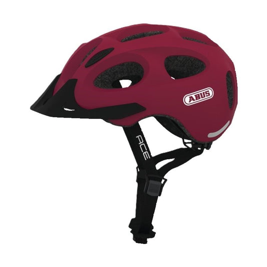 Abus Cykelhjälm Youn-I Ace Cherry Red