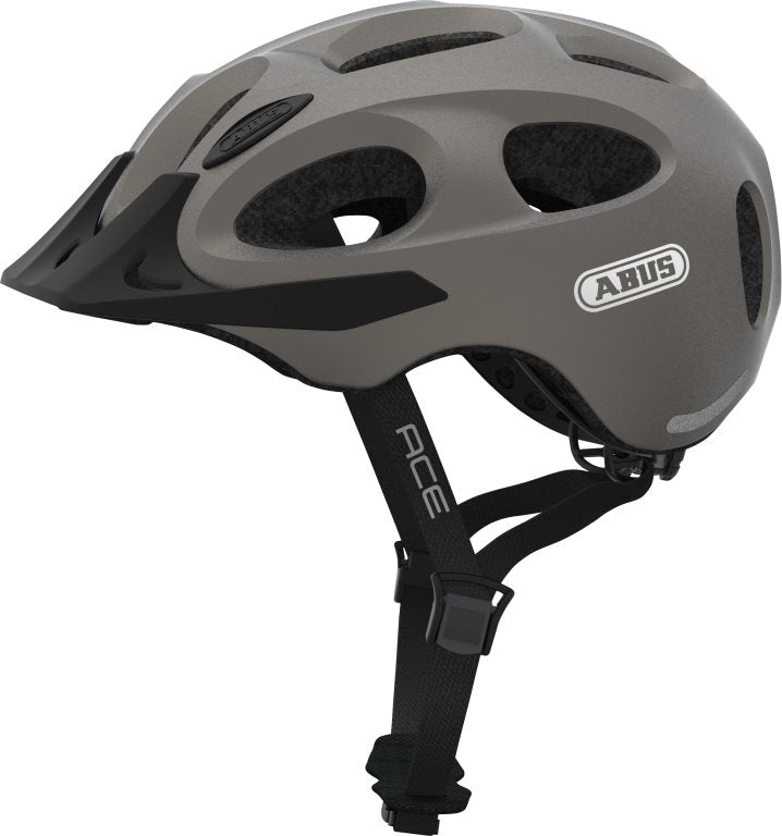 Abus Cykelhjälm Youn-I Ace Metallic Silver
