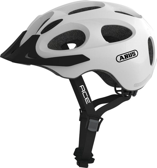 Abus Cykelhjälm Youn-I Ace Pearl White
